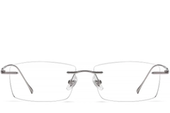 BS1913-0333_Grey_Invisible_Titanium_Glasses_front