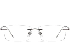 BS1913-0333_Grey_Invisible_Titanium_Glasses_front