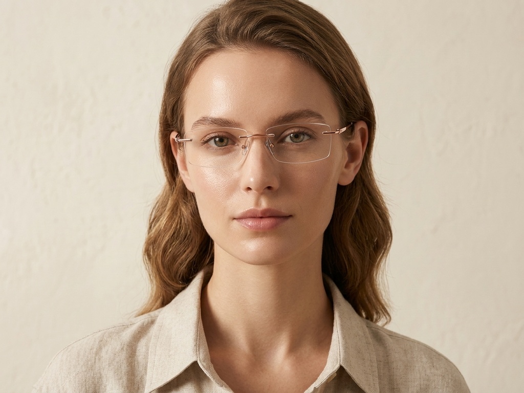 BS1913-0334_Pink_Invisible_Titanium_Glasses-tryon_female