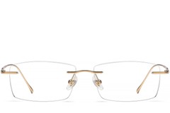 BS1913-0335_Golden_Invisible_Titanium_Glasses_front