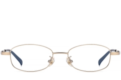 BS1913-0339_Golden_Rectangular_Titanium_Glasses_front