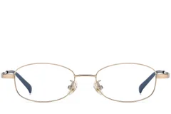 BS1913-0339_Golden_Rectangular_Titanium_Glasses_front