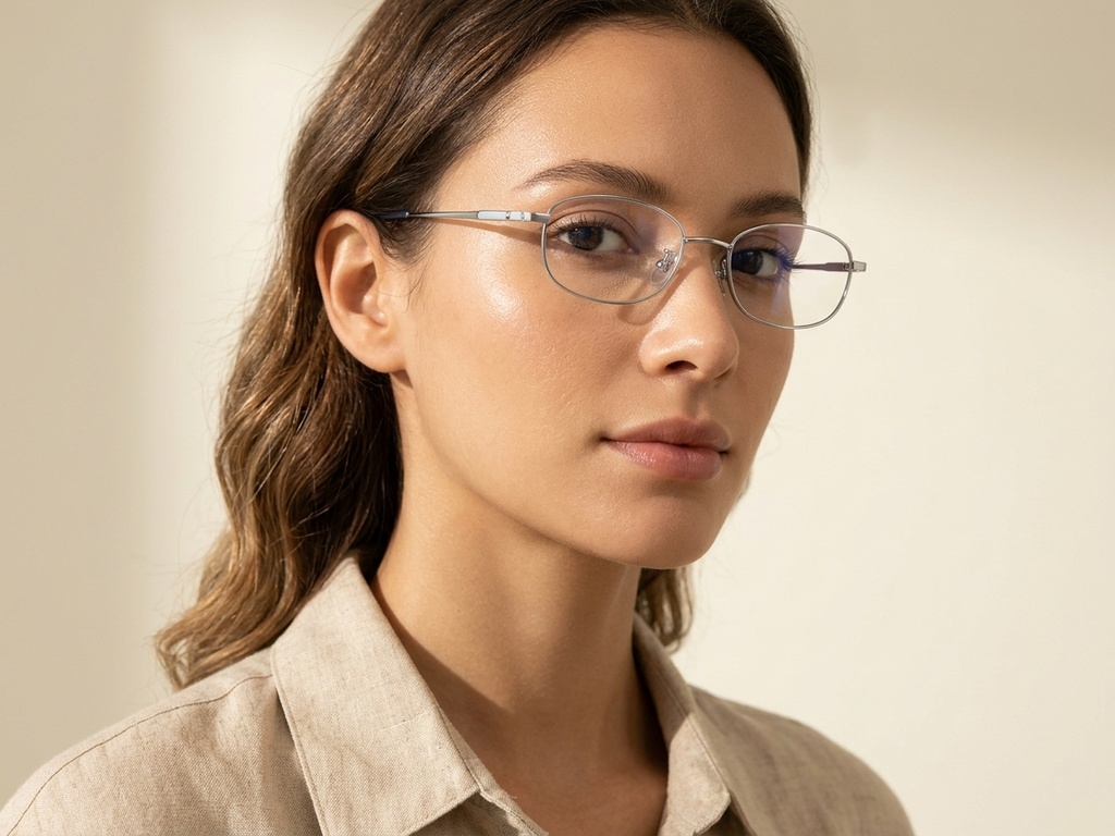BS1913-0340_Silver_Rectangular_Titanium_Glasses-tryon_female