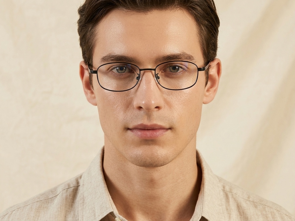 BS1913-0341_Black_Rectangular_Titanium_Glasses-tryon_male
