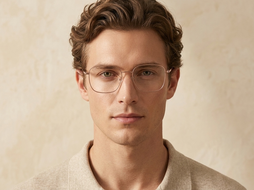 BS1913-0342_Brown_Rectangular_Metal_Glasses-tryon_male