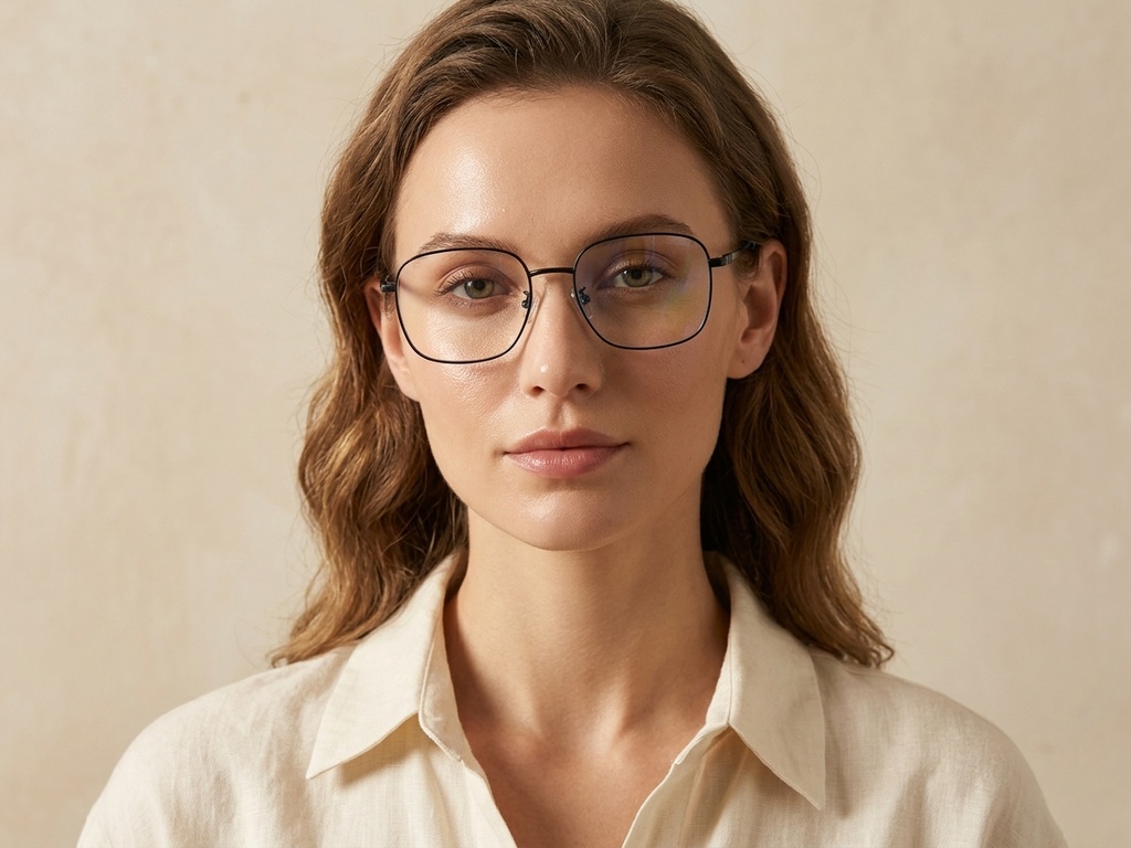 BS1913-0345_Black_Rectangular_Metal_Glasses-tryon_female