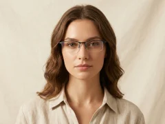 BS1913-0348_Black_Semi-rimless_Titanium_Glasses-tryon_female