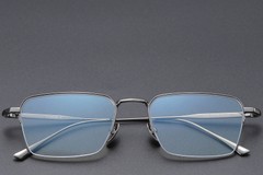 BS1913-0354_Grey_Semi-rimless_Titanium_Glasses_front