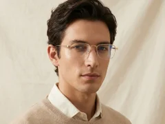 BS1913-0355_Golden_Semi-rimless_Titanium_Glasses-tryon_male