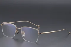 BS1913-0359_Golden_Semi-rimless_Titanium_Glasses_corner