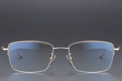 BS1913-0359_Golden_Semi-rimless_Titanium_Glasses_front