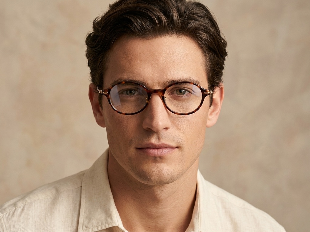 BS1913-0362_Tortoiseshell_Oval_Titanium_Glasses-tryon_male
