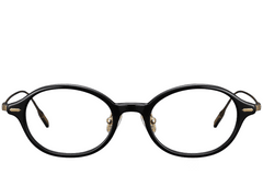 BS1913-0365_Black_Oval_Titanium_Glasses_front