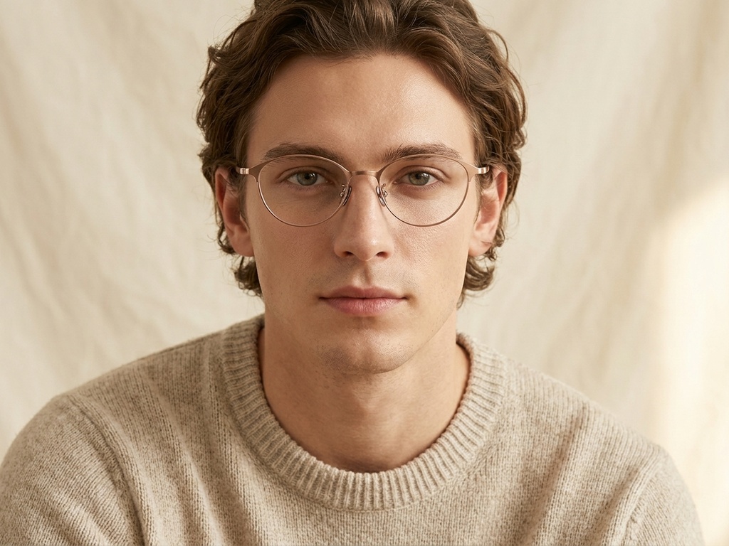 BS1913-0367_Pink_Oval_Titanium_Glasses-tryon_male