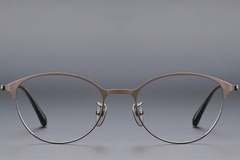 BS1913-0368_Brown_Oval_Titanium_Glasses_front