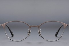 BS1913-0368_Brown_Oval_Titanium_Glasses_front