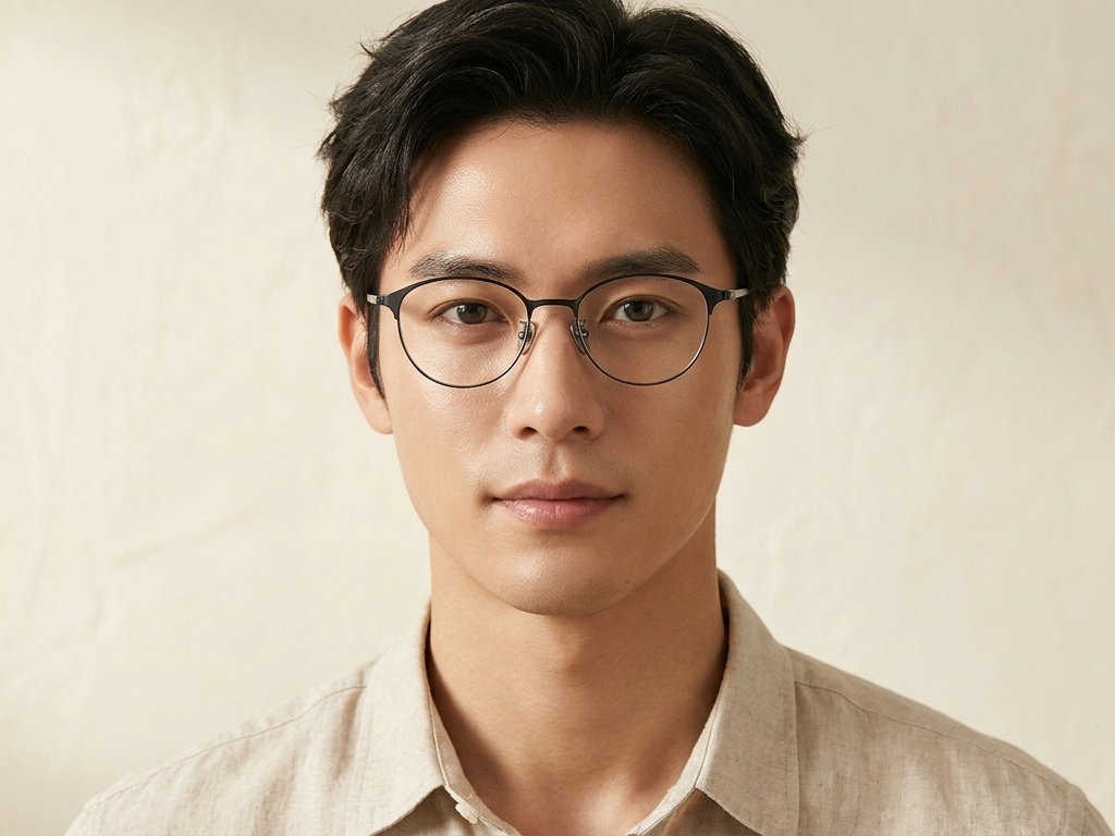 BS1913-0369_Black_Oval_Titanium_Glasses-tryon_male