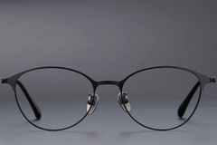 BS1913-0370_Black_Oval_Titanium_Glasses_front