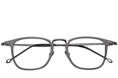 BS1913-0371_Grey_Rectangular_Titanium_Glasses_front