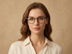 BS1913-0372_Black_Rectangular_Titanium_Glasses-tryon_female