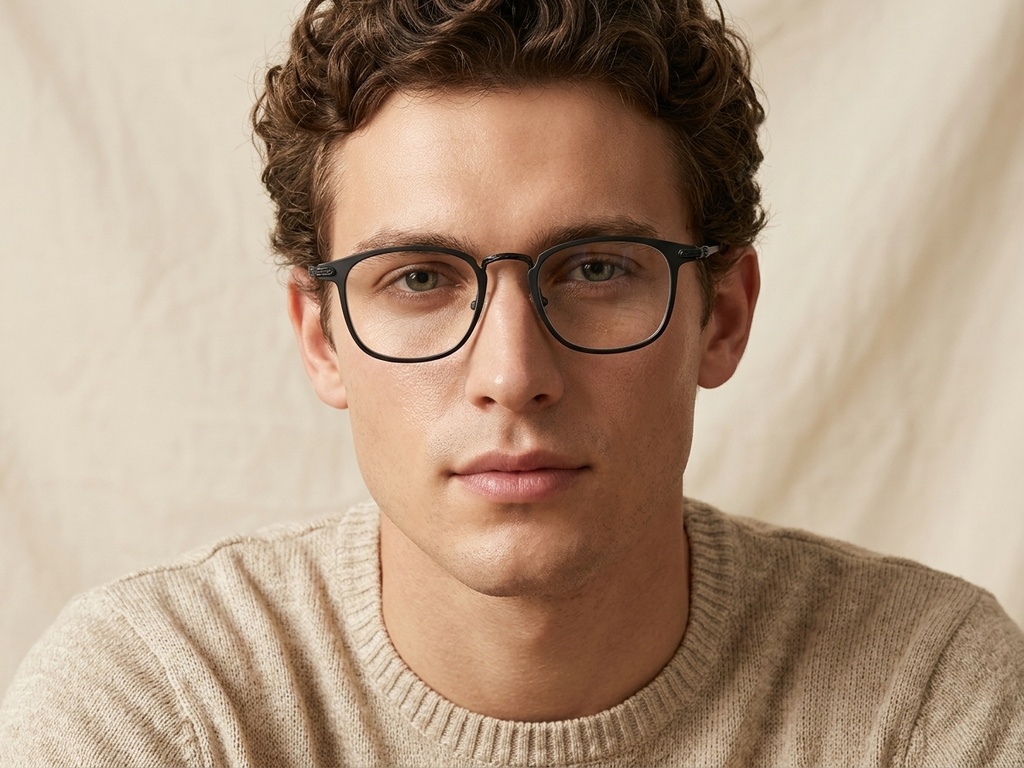 BS1913-0372_Black_Rectangular_Titanium_Glasses-tryon_male