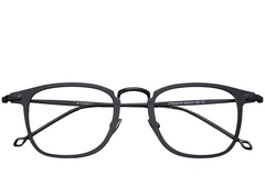 BS1913-0372_Black_Rectangular_Titanium_Glasses_front