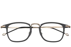 BS1913-0373_Black_Rectangular_Titanium_Glasses_front