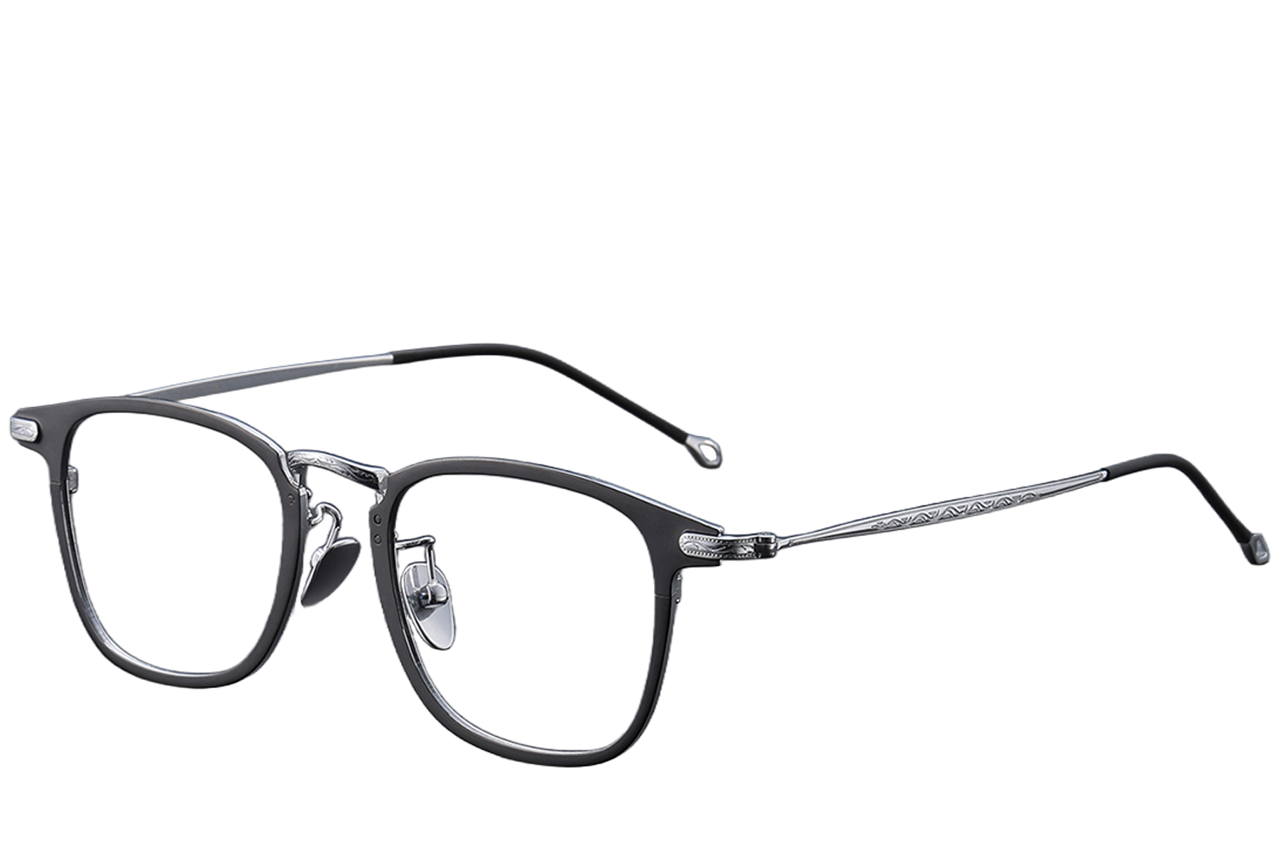 BS1913-0374_Black_Rectangular_Titanium_Glasses_corner