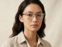 BS1913-0375_Grey_Rectangular_Titanium_Glasses-tryon_female