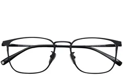 BS1913-0376_Black_Rectangular_Titanium_Glasses_front