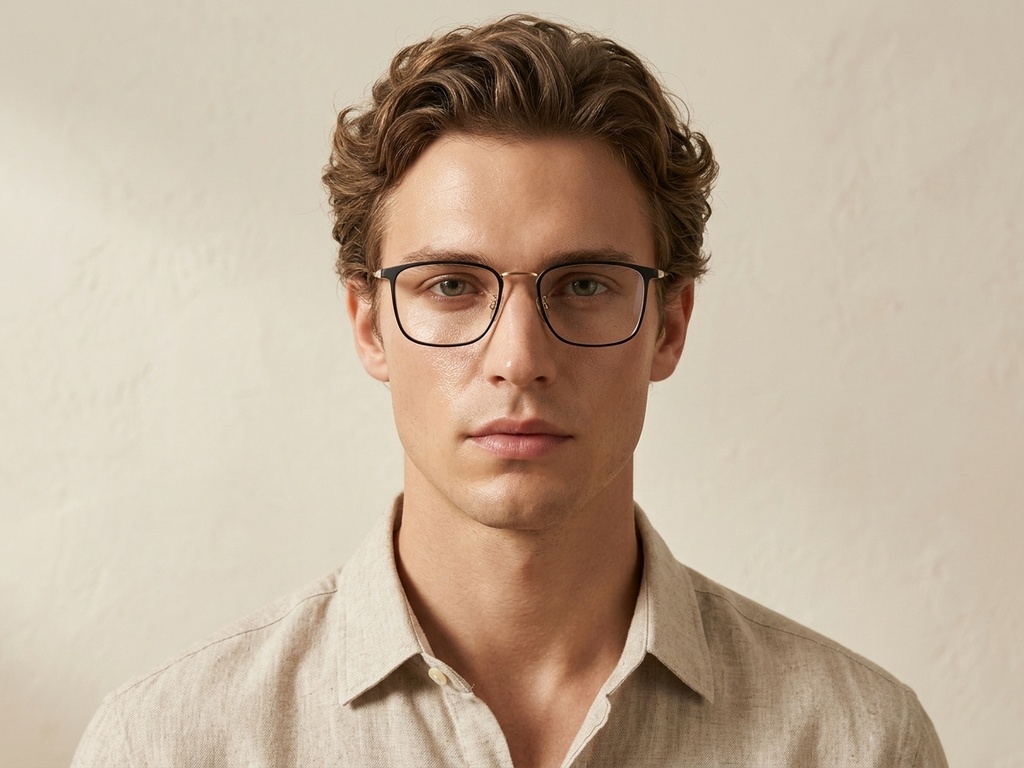 BS1913-0377_Black_Rectangular_Titanium_Glasses-tryon_male