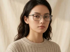 BS1913-0378_Black_Rectangular_Titanium_Glasses-tryon_female