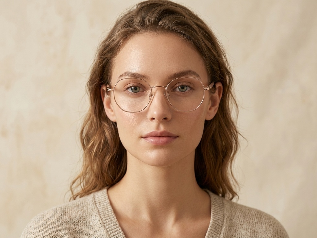 BS1913-0380_Golden_Geometric_Metal_Glasses-tryon_female