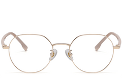 BS1913-0380_Golden_Geometric_Metal_Glasses_front