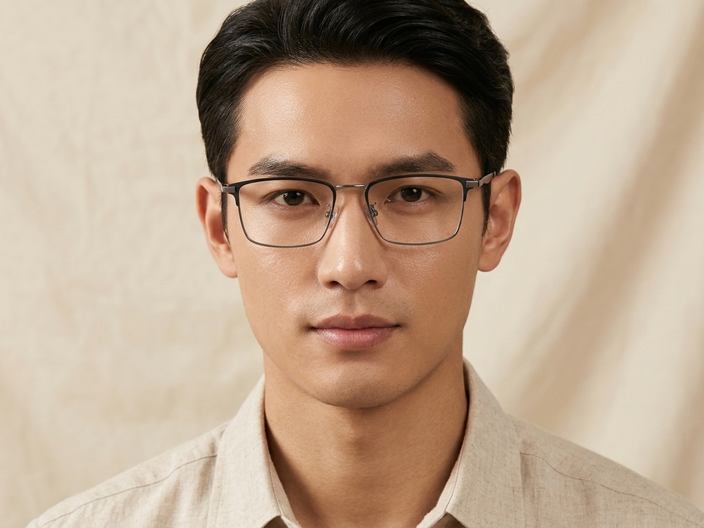 BS1913-0384_Grey_Rectangular_Metal_Glasses-tryon_male