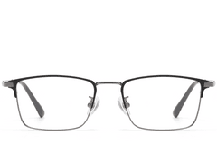 BS1913-0384_Grey_Rectangular_Metal_Glasses_front