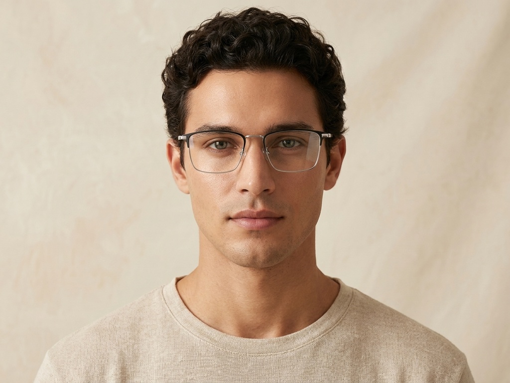 BS1913-0387_Silver_Rectangular_Metal_Glasses-tryon_male