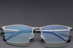 BS1913-0388_Grey_Semi-rimless_Titanium_Glasses_front