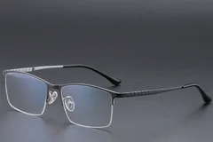 BS1913-0392_Black_Semi-rimless_Titanium_Glasses_corner