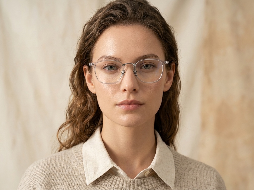 BS1913-0394_Grey_Rectangular_Titanium_Glasses-tryon_female