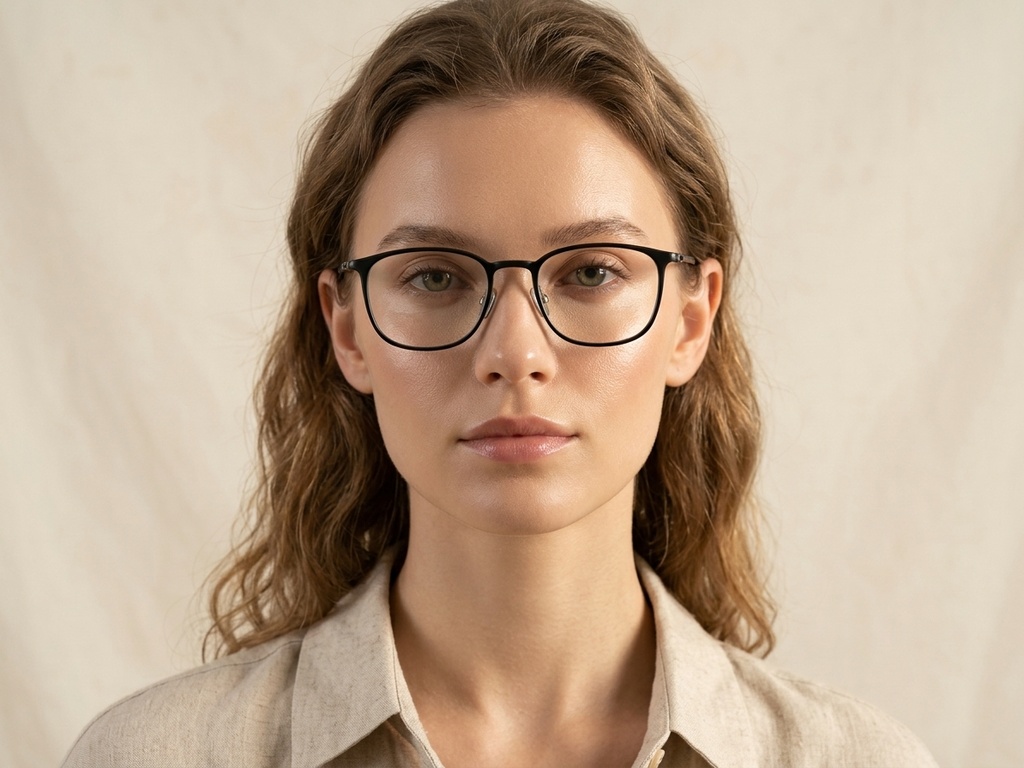 BS1913-0396_Black_Rectangular_Titanium_Glasses-tryon_female