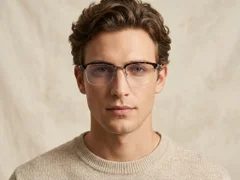 BS1913-0403_Tortoiseshell_Semi-rimless_Titanium_Glasses-tryon_male