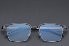 BS1913-0404_Grey_Semi-rimless_Titanium_Glasses_front
