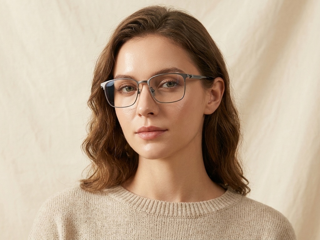 BS1913-0405_Grey_Rectangular_Titanium_Glasses-tryon_female