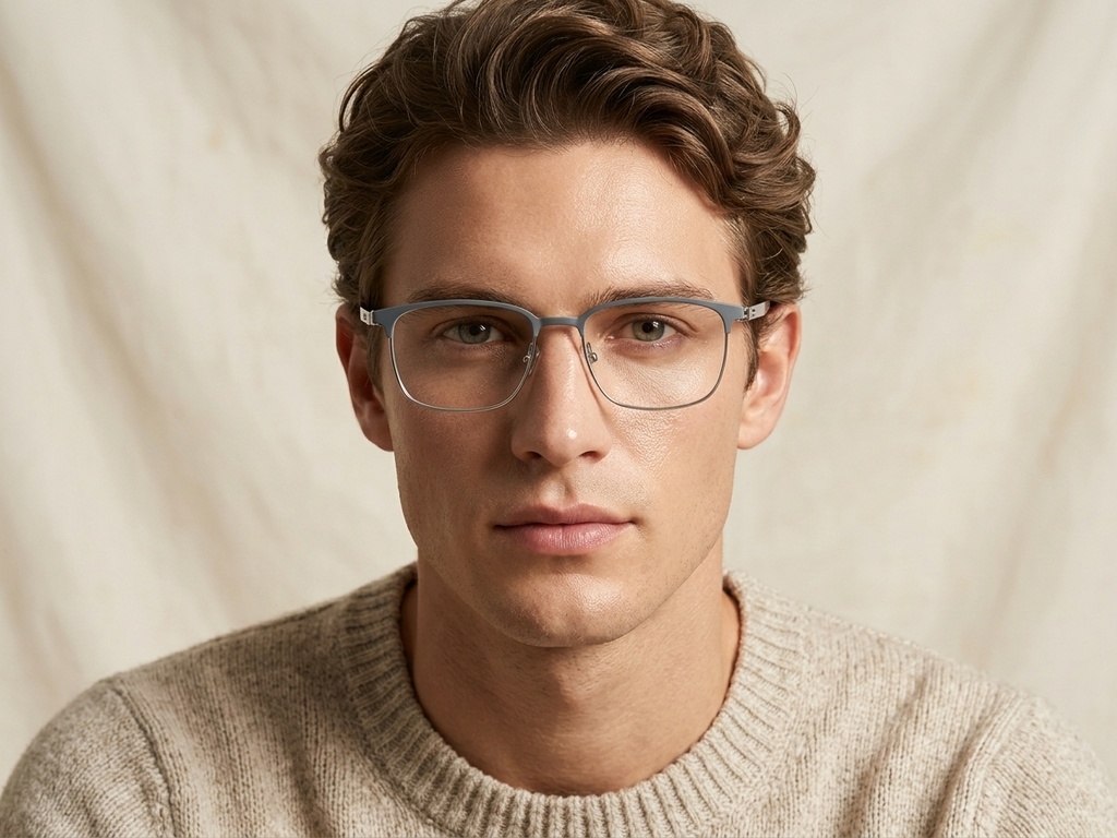 BS1913-0406_Blue_Rectangular_Titanium_Glasses-tryon_male