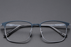 BS1913-0406_Blue_Rectangular_Titanium_Glasses_front