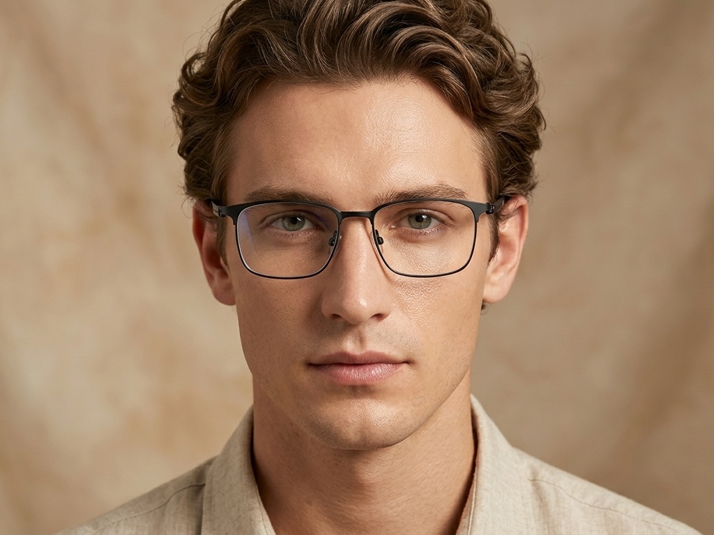 BS1913-0407_Black_Rectangular_Titanium_Glasses-tryon_male