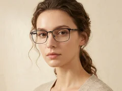 BS1913-0412_Black_Rectangular_Titanium_Glasses-tryon_female
