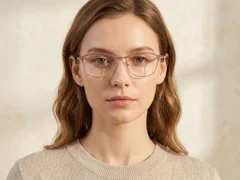 BS1913-0415_Brown_Rectangular_Titanium_Glasses-tryon_female
