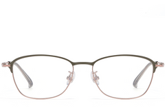 BS1913-0416_Green_Rectangular_Titanium_Glasses_front